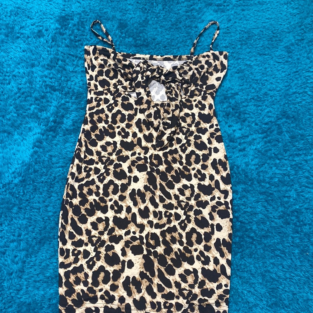 Cheetah dress, from SHEIN, size S